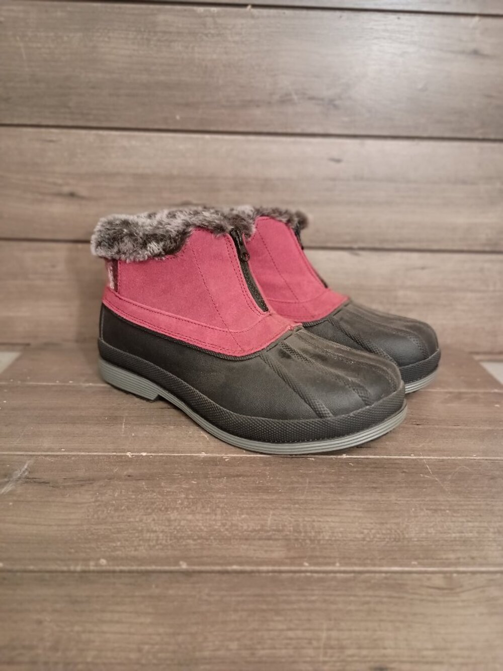 Propet Lumi Women Waterproof Winter Boots Size 11 XX (4E) WBX012S Front Zip